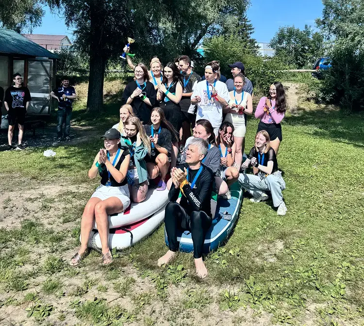 SUP-соревнования: эстафета на воде